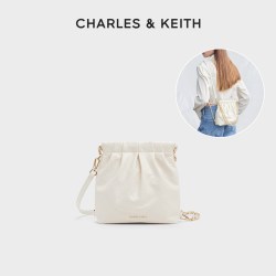 CHARLES & KEITH女士单肩包大S号Cream奶白色 539元 - 86线报
