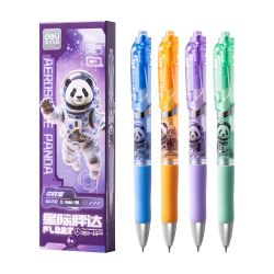 得力星际胖达速干顺滑ST头按动中性笔双球珠0.5mm ST头黑色4支SA702 14.16元 - 86线报
