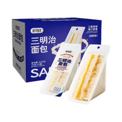 豪士饼干蛋糕网红零食小口袋办公室早餐面包下午茶点心肉松沙拉三明治吐司面包420g整箱 15.9元 - 86线报