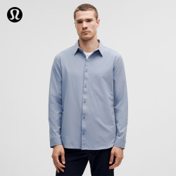 lululemon New Venture男士修身剪裁长袖衬衫风暴蓝 M 440元 - 86线报