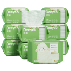 德佑洗脸巾婴儿绵柔巾干巾湿巾两用擦脸可用非棉柔巾纸巾宝宝专用 3.99元 - 86线报