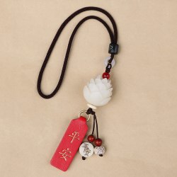 车特美PTP汽车挂饰菩提莲花平安挂绳无铃铛款 14.2元 - 86线报