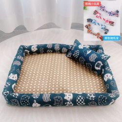 夏季狗窝凉席猫窝宠物垫子狗狗窝降温凉感比熊中小犬凉窝宠物用品 7.23元 - 86线报