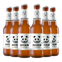 Jack Panda 果味 精酿小麦白啤酒 1x6x275ml 瓶装 275mL - 86线报