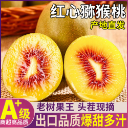 三萌果蔬 红心猕猴桃奇异果四川新鲜水果弥猴桃大果整箱 - 86线报