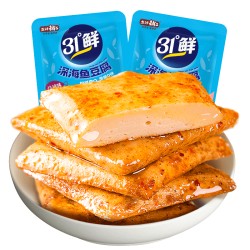 盐津铺子鱼豆腐540g小吃香辣豆干零食休闲食品豆腐干好吃解馋追剧 14.7元 - 折送网